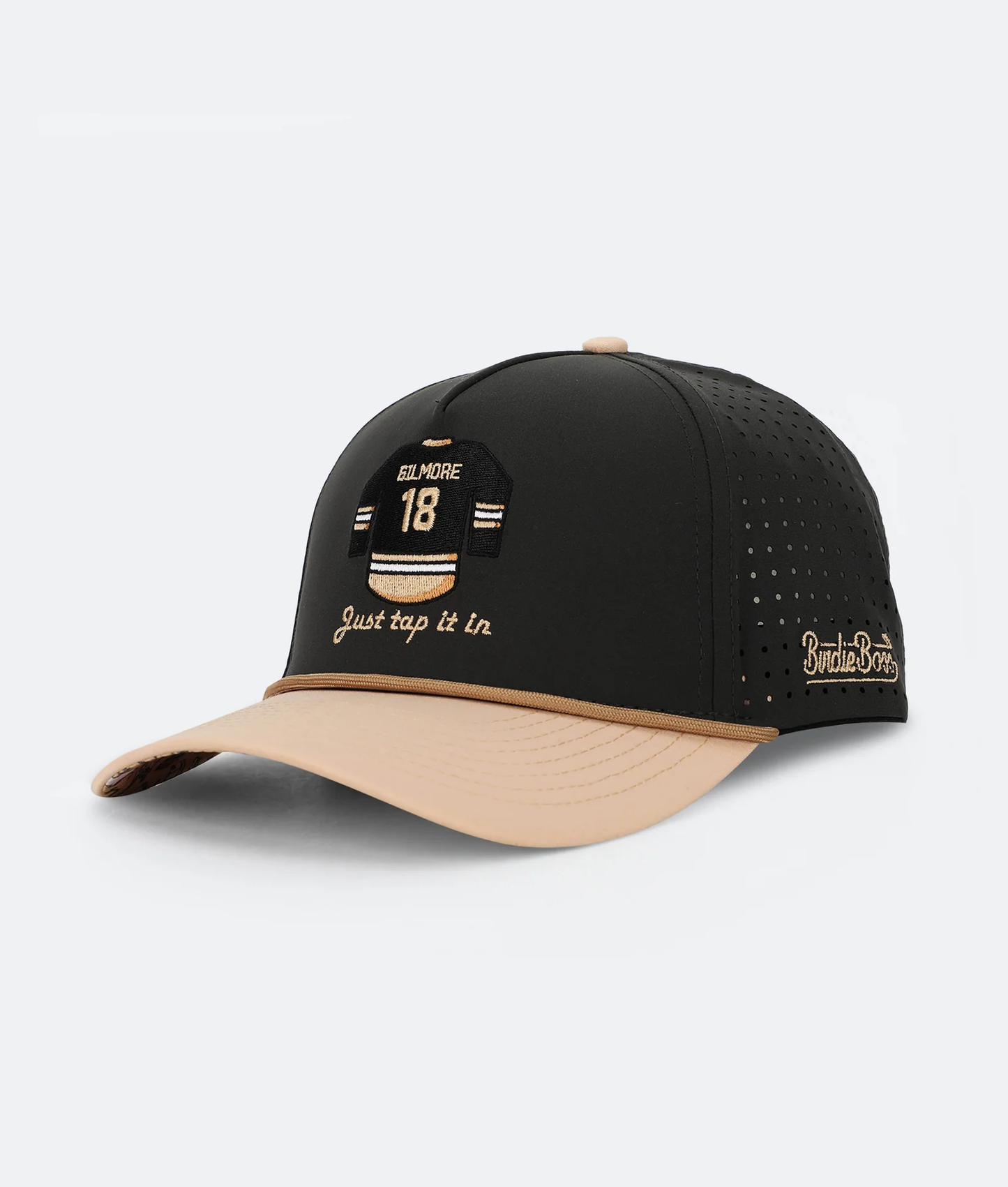 BirdieBoss - Gilmore 18 Hat Black