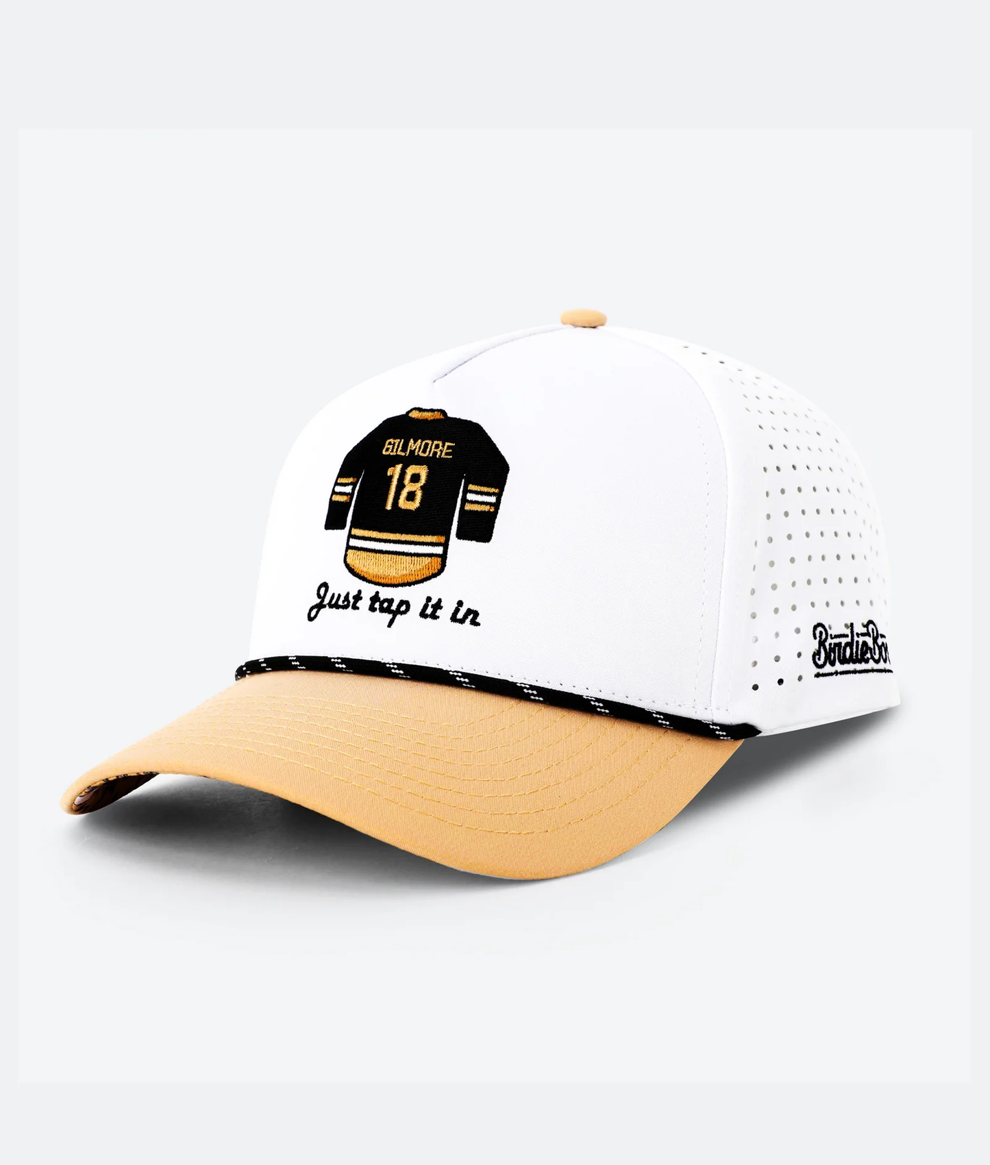 BirdieBoss - Gilmore 18 Hat White