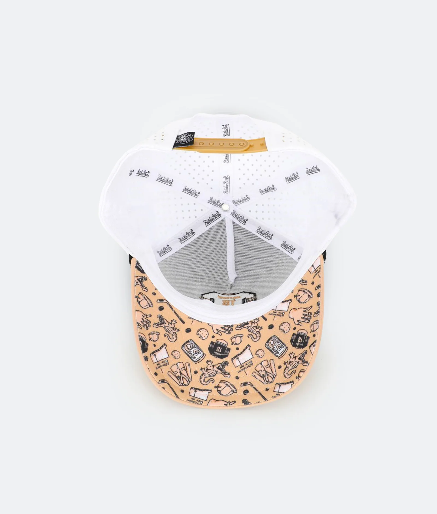 BirdieBoss - Gilmore 18 Hat White