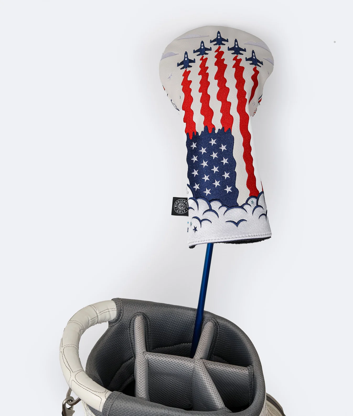 USA White - Driver Head Cover - BirdieBoss