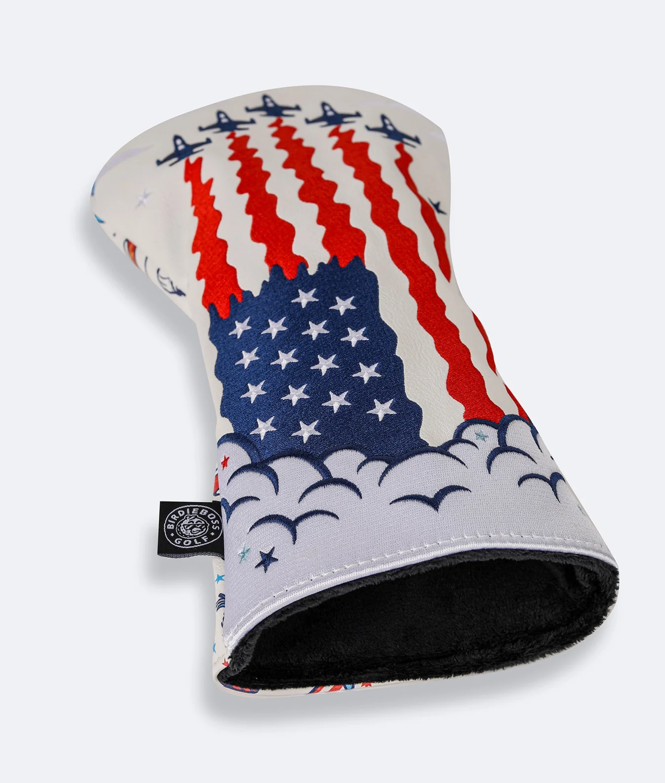 USA White - Driver Head Cover - BirdieBoss