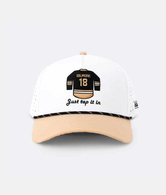 BirdieBoss - Gilmore 18 Hat White