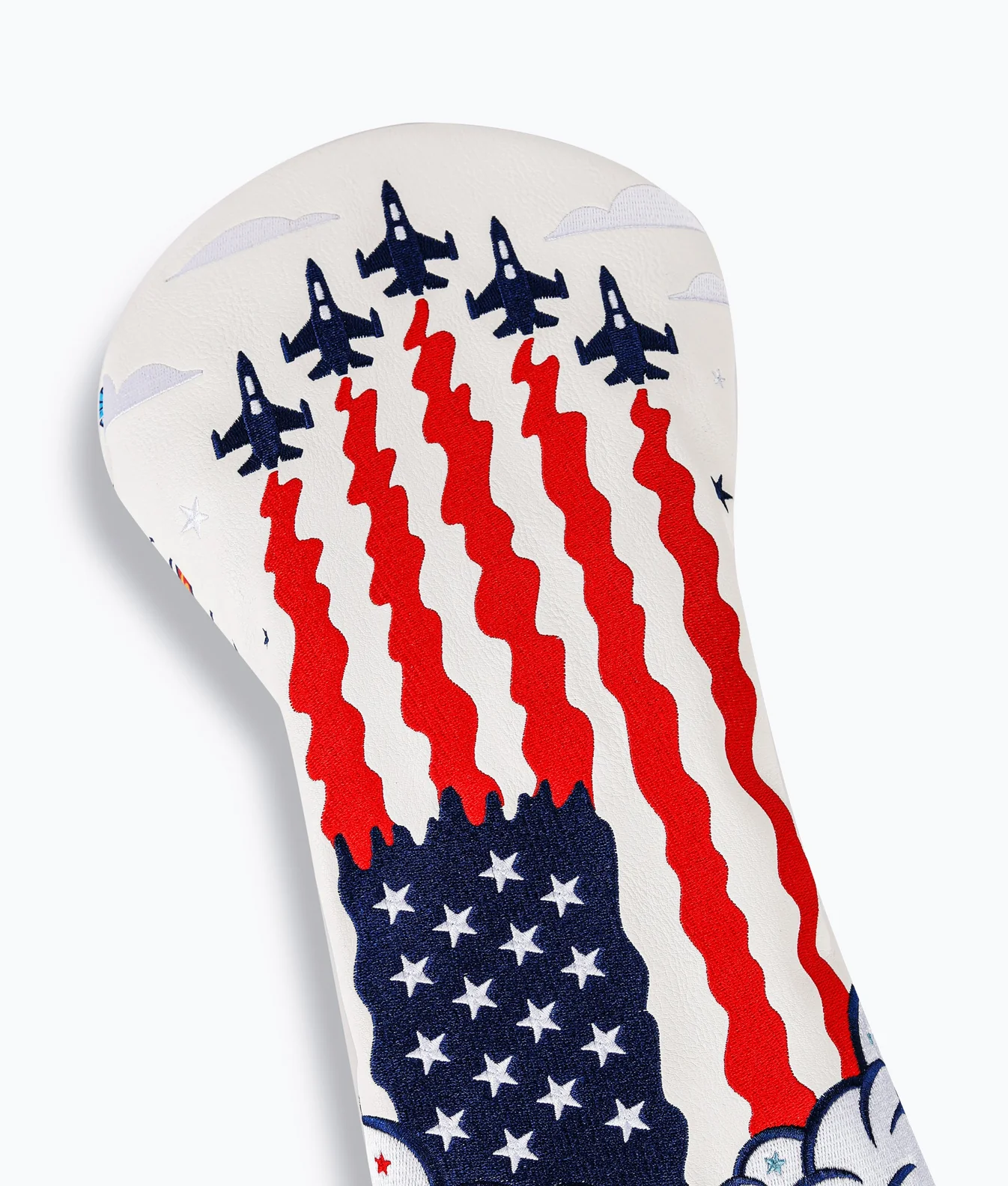USA White - Driver Head Cover - BirdieBoss