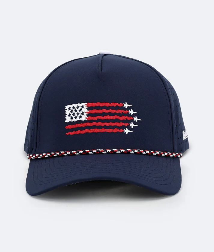 USA Flag Hat - Navy - BirdieBoss