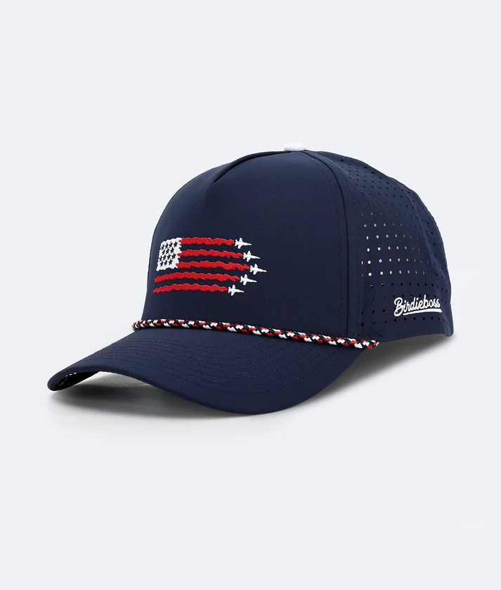 USA Flag Hat - Navy - BirdieBoss
