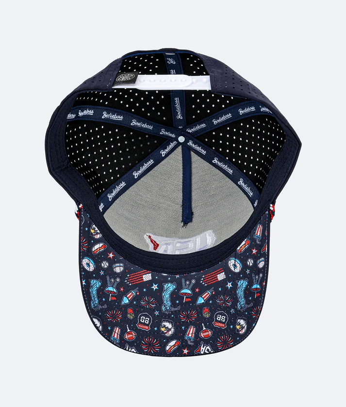 USA Flag Hat - Navy - BirdieBoss